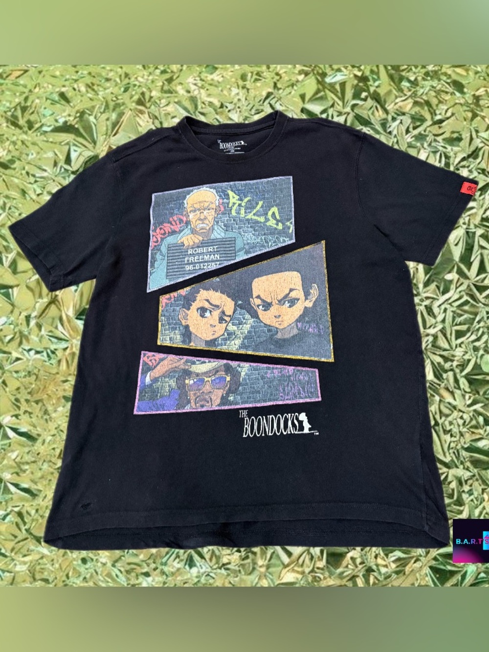 The Boondocks Anime Graphic Tee Black Size L